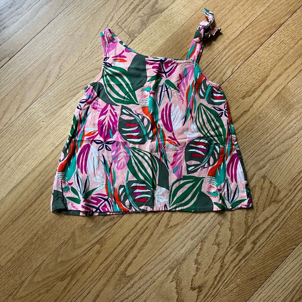Girls Tropical Tank Top